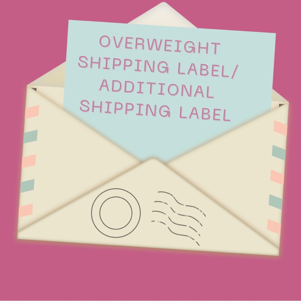 *5.01 - 10.0 LB.* Label Upgrade/Overweight Shipping Label/Addl. Shipping Label